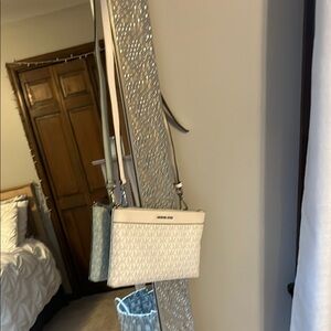 Michael Kors White Crossbody Bag